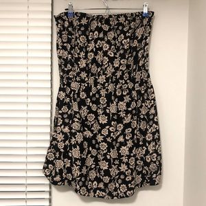 Wilfred Summer Strapless Floral Minidress- Large